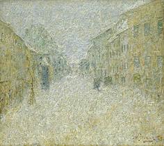 Ivan Grohar: &Scaron;kofja Loka v snegu, 1905