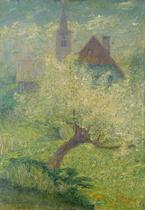 Ivan Grohar: Cvetoča jabljana, 1907