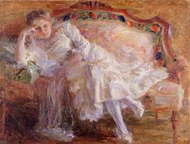 Matej Sternen: Na divanu, 1909