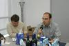Alan Kavčič, Mariborčan in Matej Žunkovič, vodja tehnike centra
