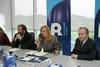 Anton Petelinšek, odgovorni urednik, mag. Cvetka Žirovnik, vodja rtv centra in legenda Vili Mešič