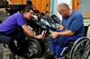 Invalida Iztok in Jože ATV-je tudi servisirata
Fotografija: Ivan Merljak 
