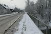 Najprej so prišle na vrsto ceste, ki so jih dobro očistili. Pločniki so bili najprej nekoliko zapostavljeni.
Fotografija: Robert Bogataj