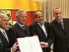 Podpis dogiovora in memoranduma v Celovcu - slika:orf