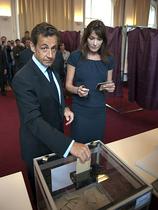 Nicolas Sarkozy in Carla Bruni