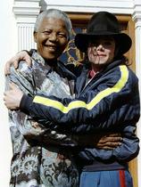 Michael Jackson in Nelson Mandela