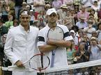 Roger Federer in Andy Roddick