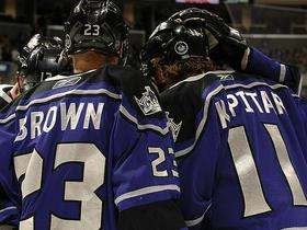 Anže Kopitar in Dustin Brown