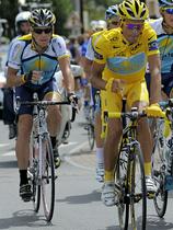 Alberto Contador in Lance Armstrong