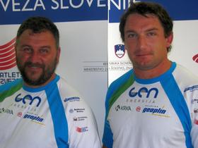 Vladimir Kevo in Primož Kozmus