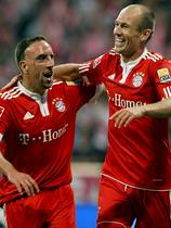 Franck Ribery in Arjen Robben