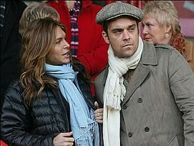 Robbie Williams in Ayda Field