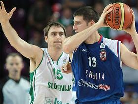 Erazem Lorbek in Kosta Perović