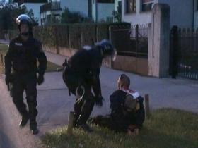 Policista in poljski huligan