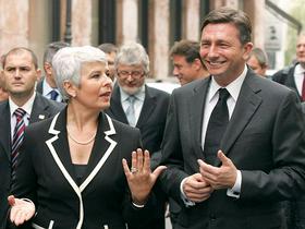 Jadranka Kosor, Borut Pahor