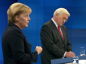 Angela Merkel in Frank Walter Steinmeier