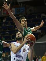 Miloš Teodošić in Erazem Lorbek