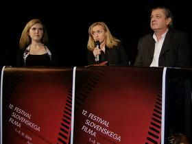 Simona Rebolj, Nataša Bučar in Jože Dolmark