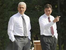 Boris Tadić in Borut Pahor