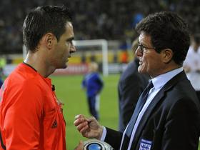 Damir Skomina in Fabio Capello.