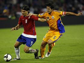Marko Pantelić in Cristian Chivu