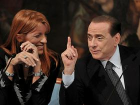 Michela Vittoria Brambilla in Silvio Berlusconi