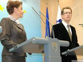 Irma Pavlinič Krebs in Gregor Virant