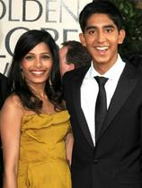 Freida Pinto in Dev Patel