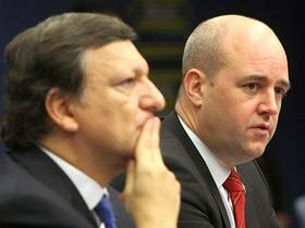 Jose Manuel Barroso in Fredrik Reinfeldt