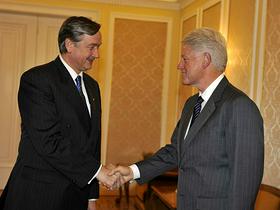 Danilo Türk in Bill Clinton