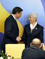 Borut Pahor in Jadranka Kosor