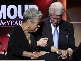 Bill Clinton in Maya Angelou