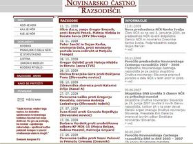 Spletna stran častnega razsodišča