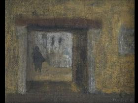 Zoran Mušič: Podhod v benetkah, 1981