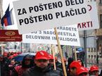 Protest delavcev, Ljubljana