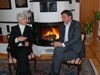 Jadranka Kosor in Borut Pahor