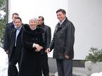 Jadranka Kosor in Borut Pahor