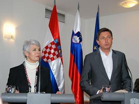 Borut Pahor in Jadranka Kosor