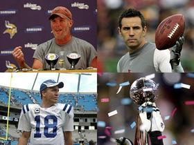 Brett Favre, Kurt Warner in Peyton Manning