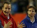 Peyton Manning in Drew Brees