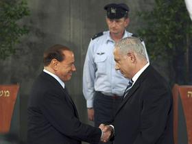 Silvio Berlusconi in Benjamin Netanjahu