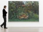 Henri Rousseau: Lačen lev se vrže na antilopo