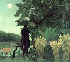 Henri Rousseau: Krotilec kač (1907)