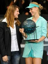 Jelena Dementjeva in Amelie Mauresmo