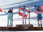 Tina Maze, Andrea Fischbacher in Lindsey Vonn
