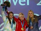 Tina Maze, Andrea Fischbacher in Lindsey Vonn