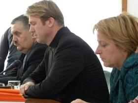Miha Kozinc, Gregor Golobič in Cveta Zalokar Oražem