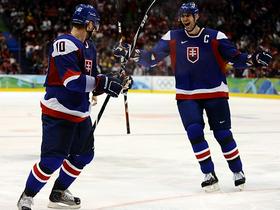 Marian Gaborik in Zdeno Chara