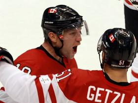 Brenden Morrow in Ryan Getzlaf