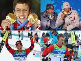 Simon Ammann, Aksel Lund Svindal, Bode Miller, Marit Björgen, Petter Northug